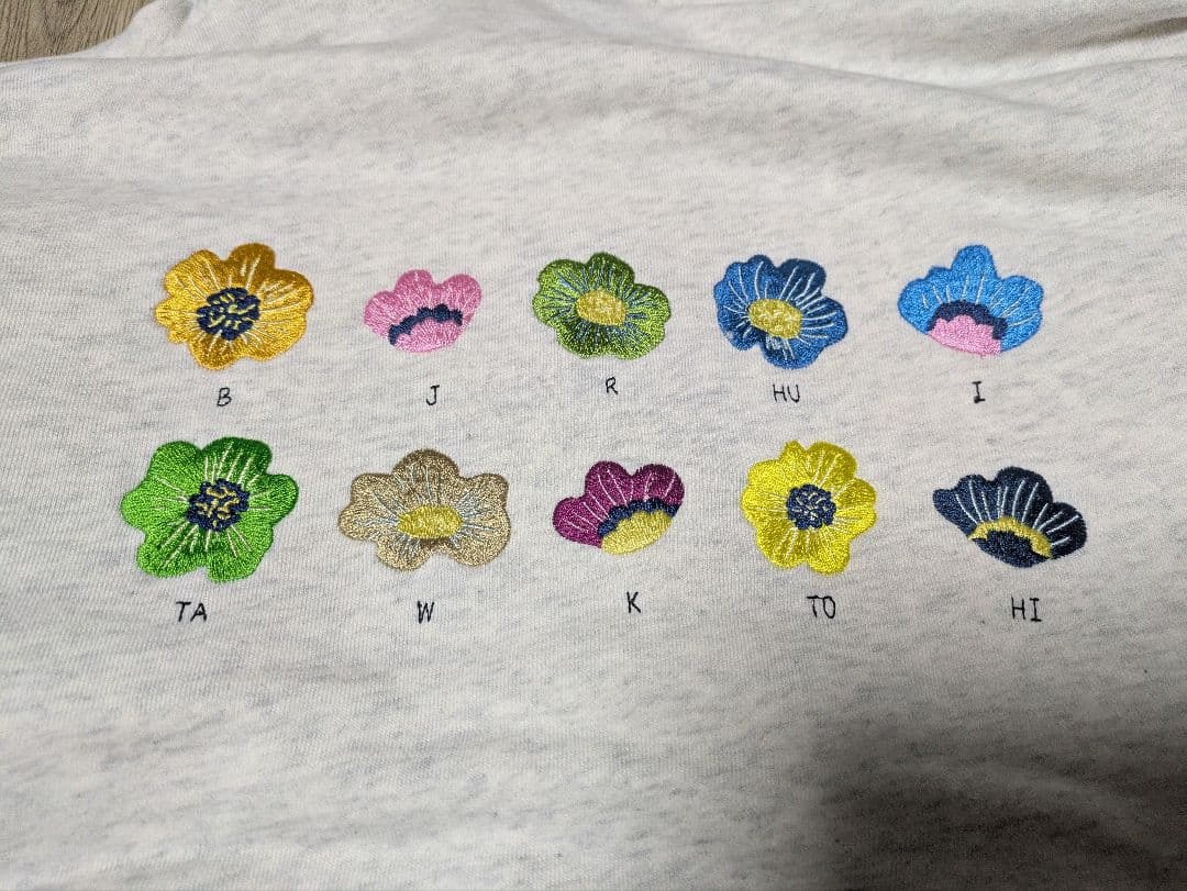 ニコアンド 【ボーイフレンドシーズン2】コラボフラワープルオーバーフーディー