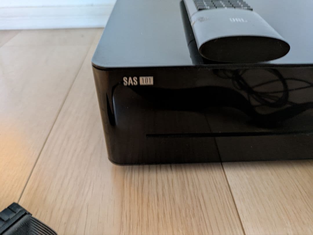 SAS 101 JBL ミニコンポ リモコン付き　ジャンク　スピーカーなし