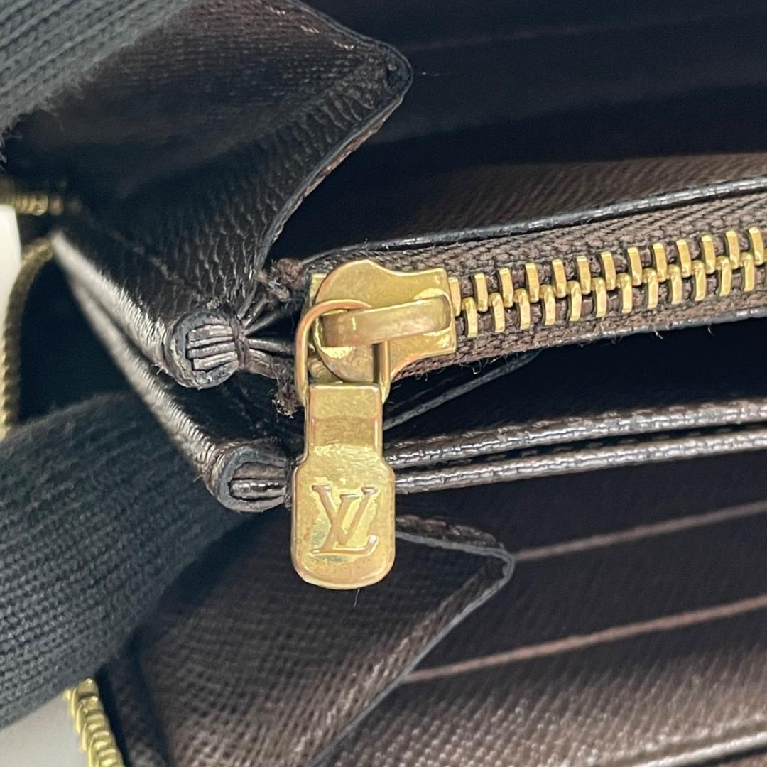 363 ルイヴィトン ダミエ 長財布 ラウンドファスナー ジッピーウォレット