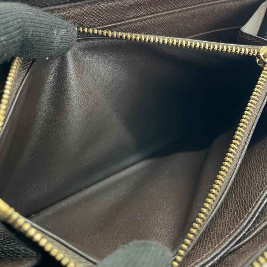 363 ルイヴィトン ダミエ 長財布 ラウンドファスナー ジッピーウォレット