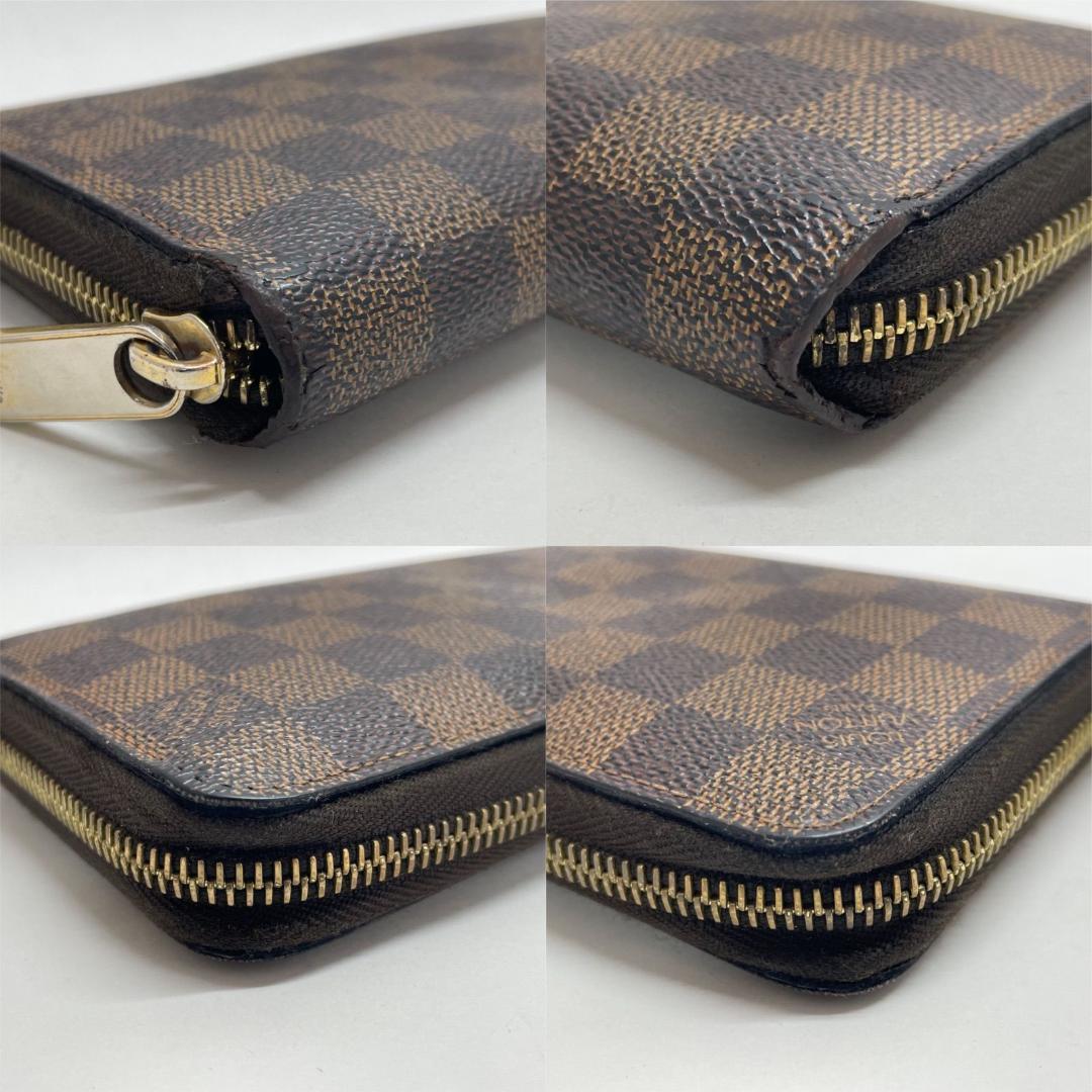 363 ルイヴィトン ダミエ 長財布 ラウンドファスナー ジッピーウォレット