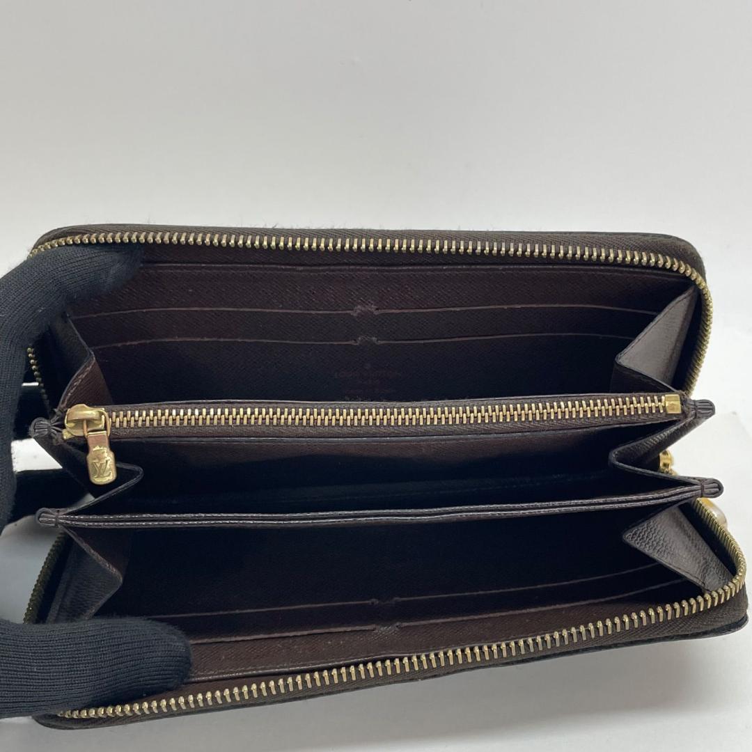 363 ルイヴィトン ダミエ 長財布 ラウンドファスナー ジッピーウォレット