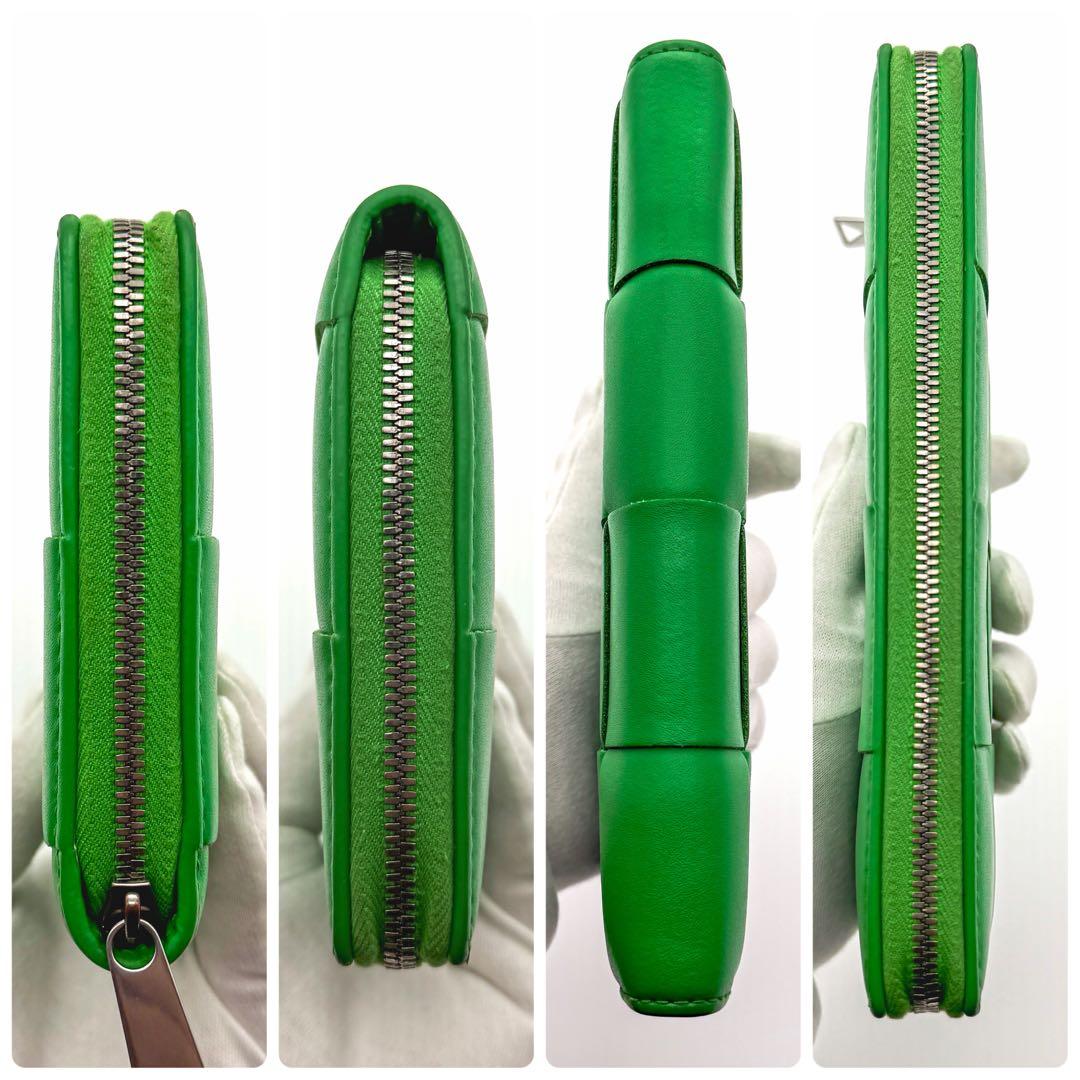 【最高峰美品】ボッテガヴェネタ カセット イントレチャート 長財布 IC搭載