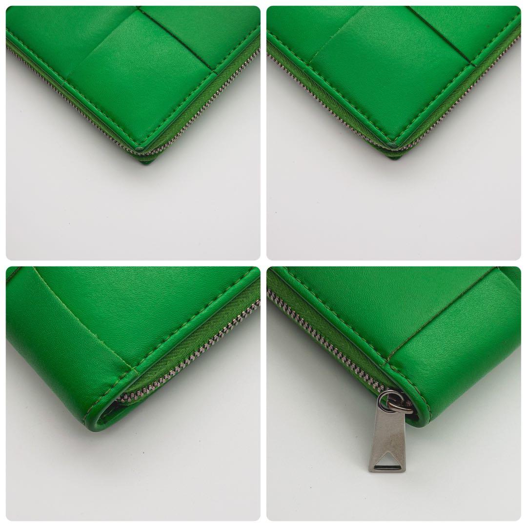 【最高峰美品】ボッテガヴェネタ カセット イントレチャート 長財布 IC搭載