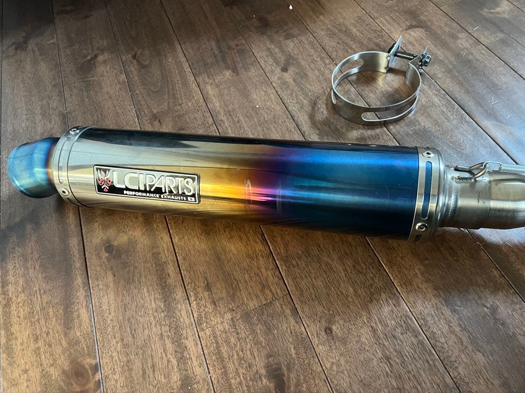 LCIフルチタンマフラー　エンド部焼入れオプション付き