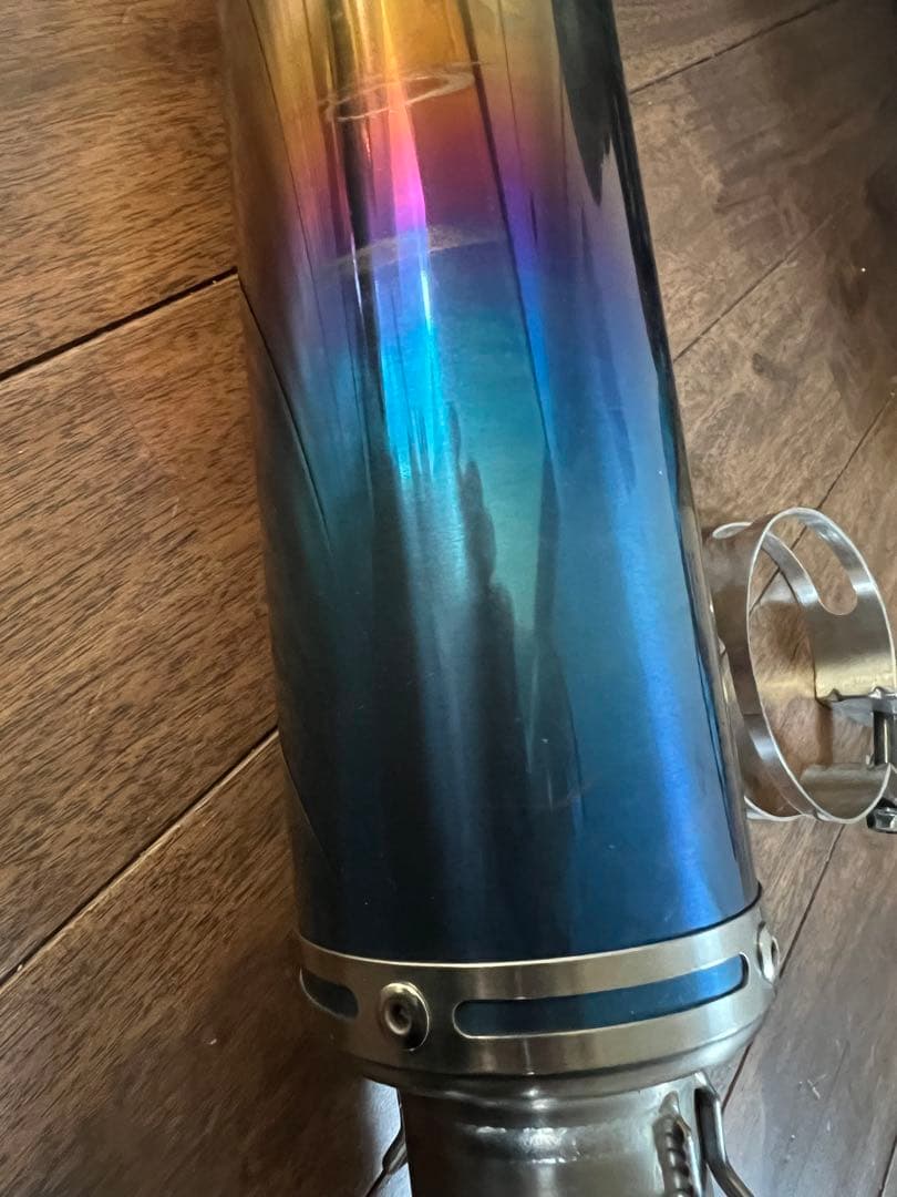 LCIフルチタンマフラー　エンド部焼入れオプション付き