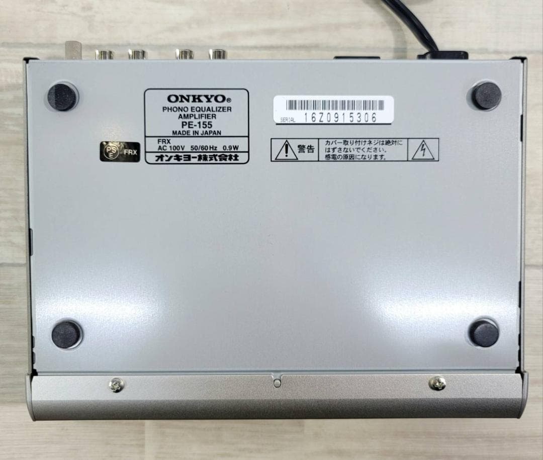 【美品】ONKYO MMカートリッジ フォノイコライザー PE-155