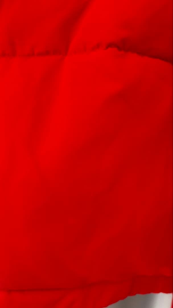 alo フード付きダウンジャケット XS レッド