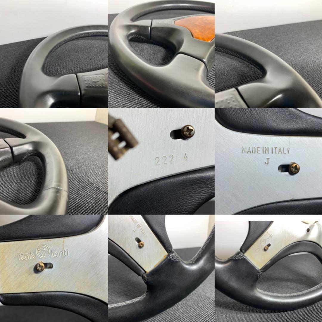 イタルボランテ プレステージ 4スポーク レザーステアリング 36φ 美品