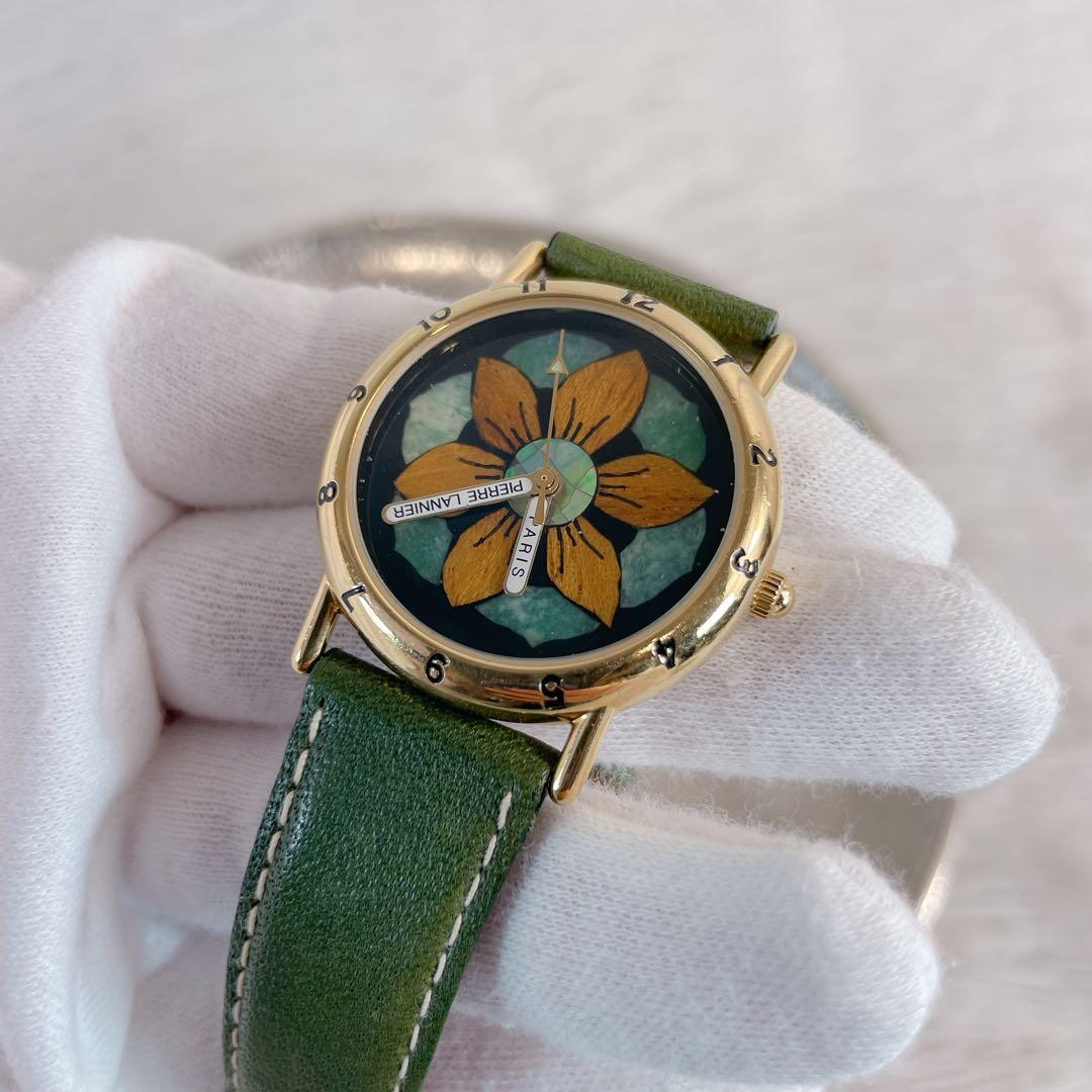 ●可動品●ピエールラニエ　腕時計　お花　999個限定
