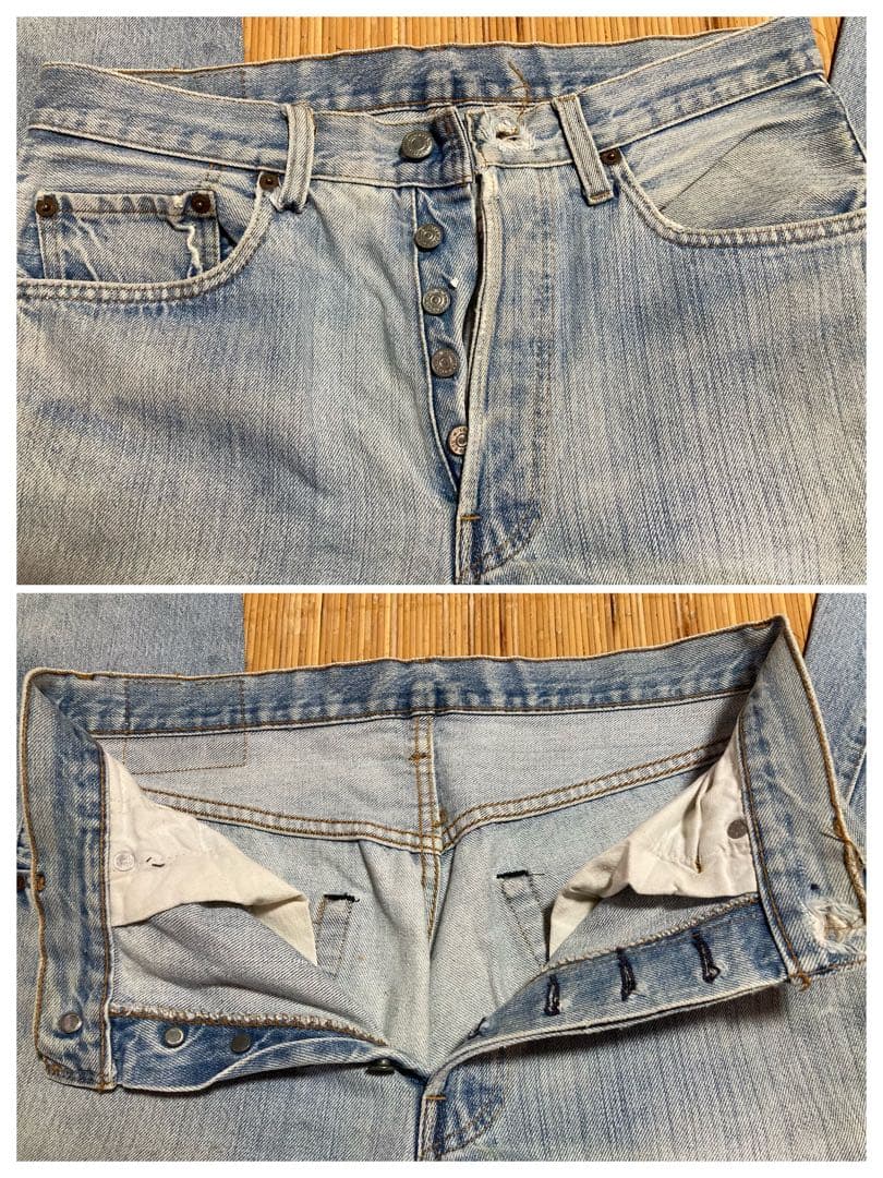 81年製造　リーバイス501-524 赤耳　黒カン　W33 USA製