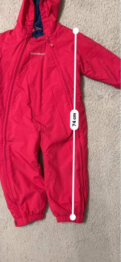 モンベル スキーウェア 帽子　手袋　スノーカバー　スノーブーツセット　90cm