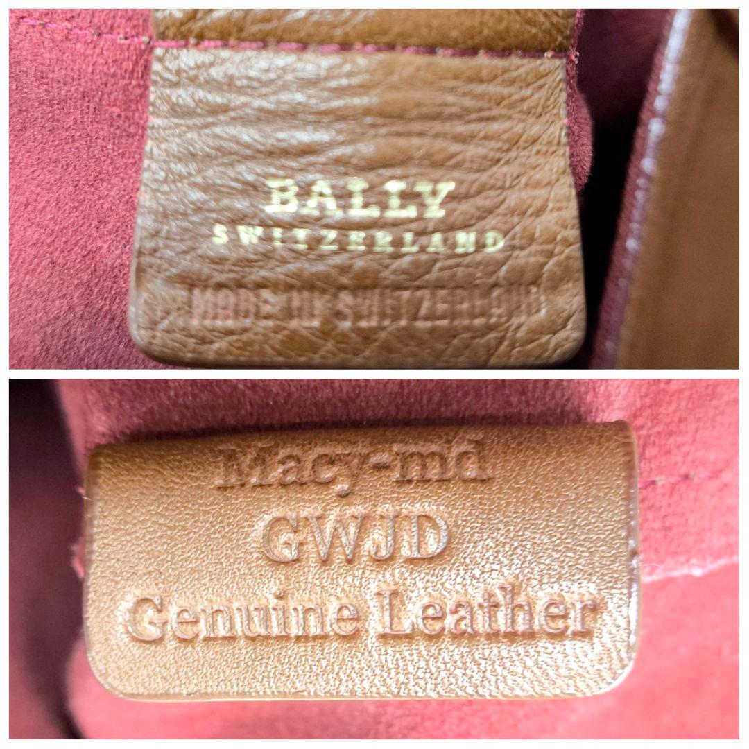 美品 バリー 2way トートバッグ ショルダーバッグ レザー