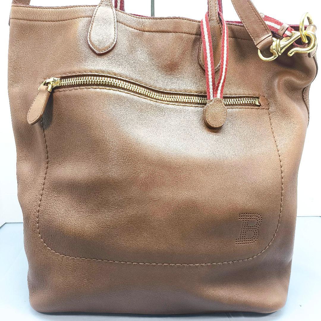 美品 バリー 2way トートバッグ ショルダーバッグ レザー