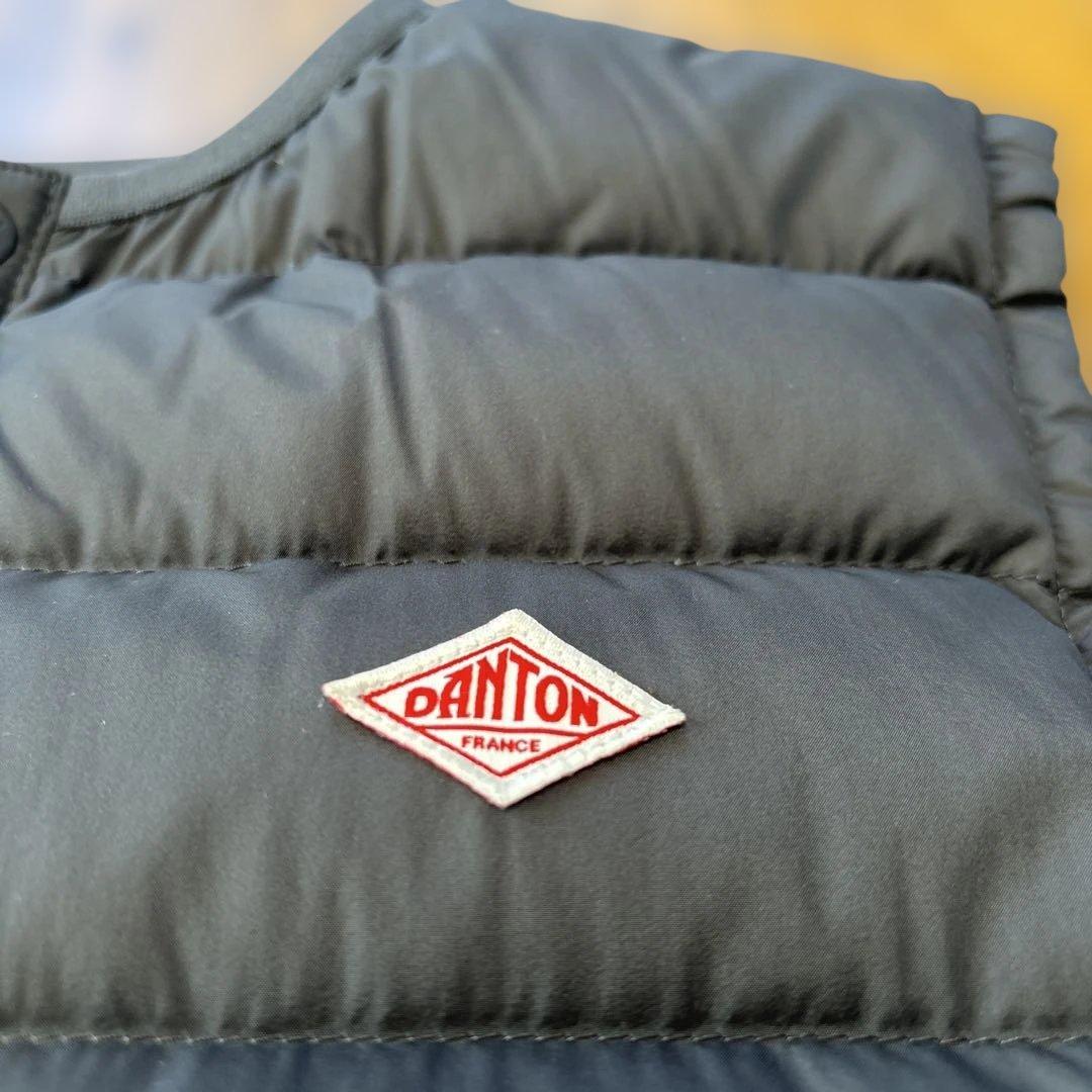 DANTON チャコールグレーダウンベスト