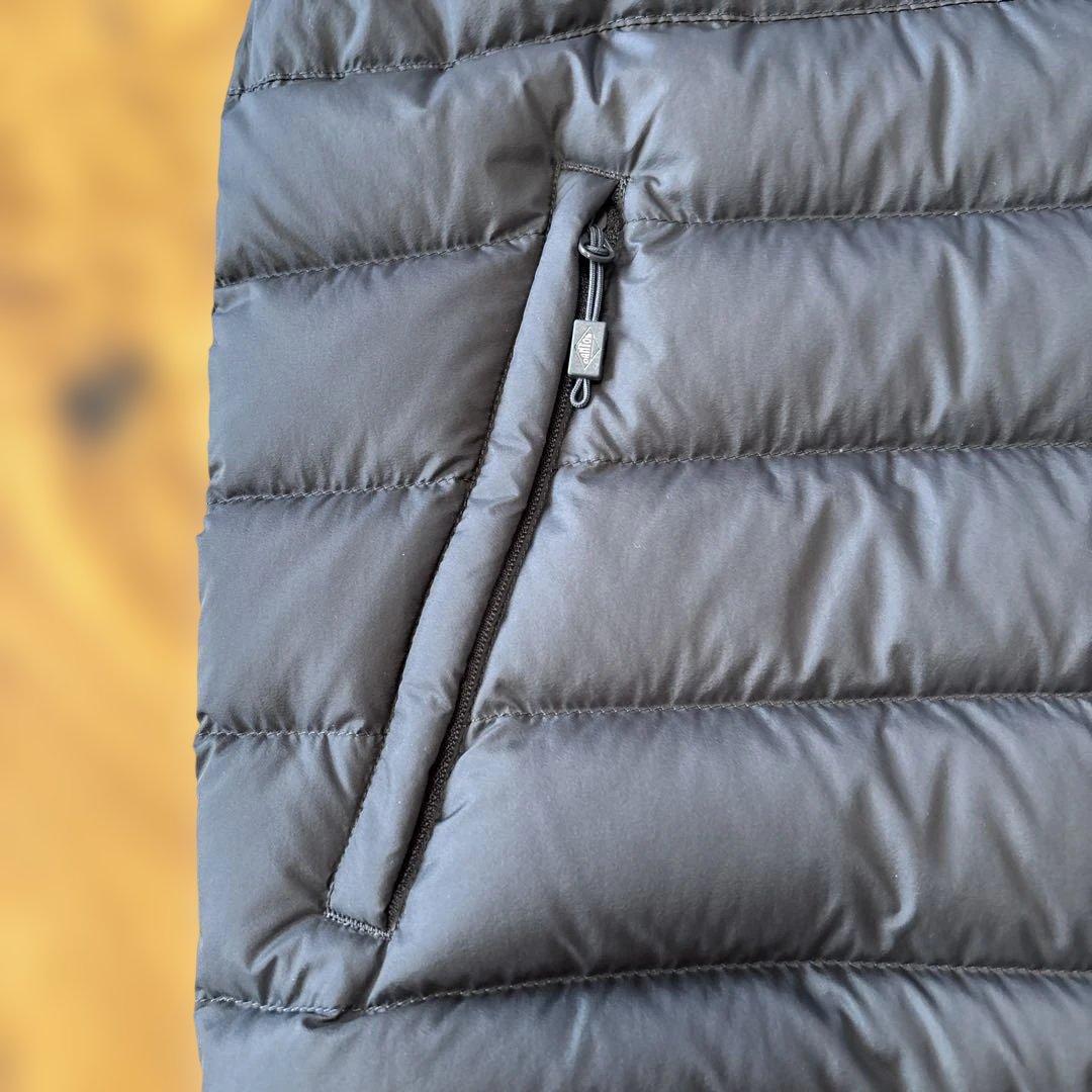 DANTON チャコールグレーダウンベスト