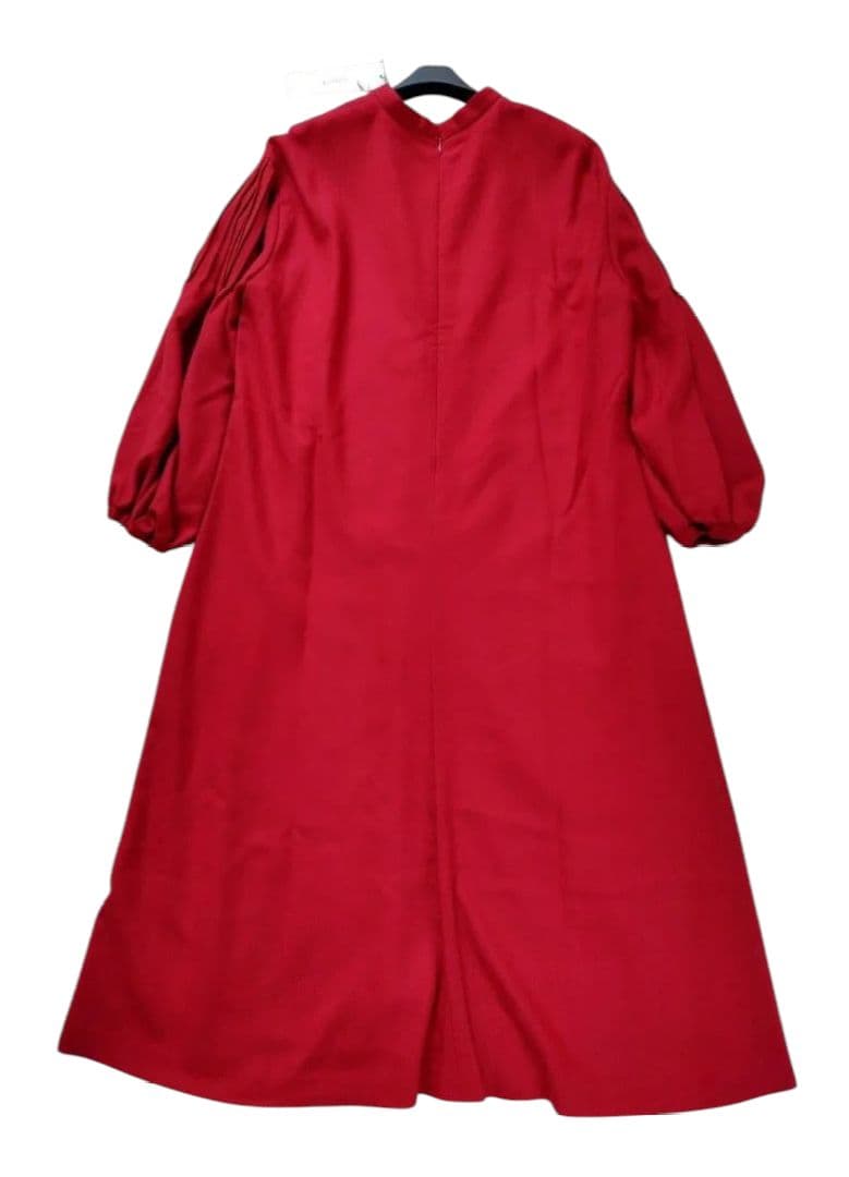 【りんだママ様】24FW新品　ベーシックアムンゼンワンピース　レッド　38