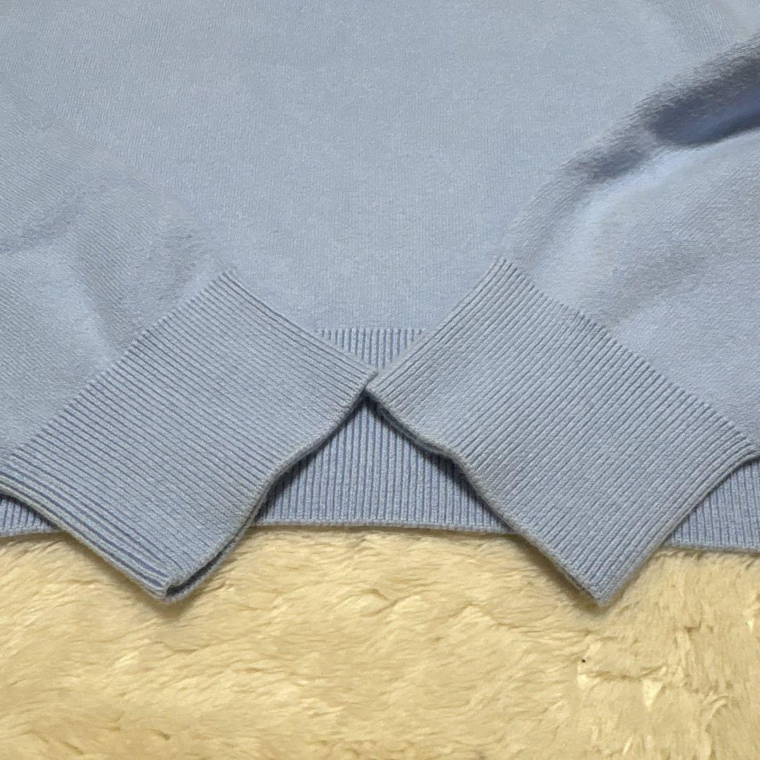 CABaN 2024SS コットンカシミヤポケットブルーオーバー