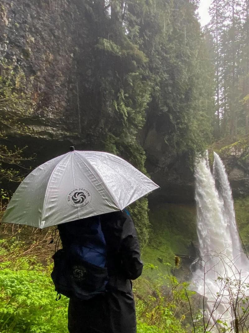 シックスムーンデザインズ　山用折り畳み傘　高機能＋軽量な日傘