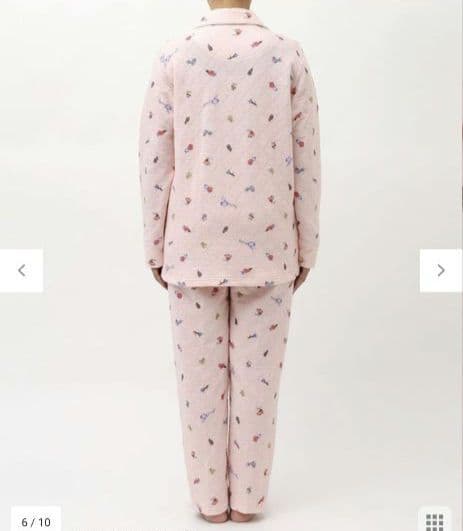 メル66984様 新品タグ付き ツモリチサト パジャマ キルト パリローズLL