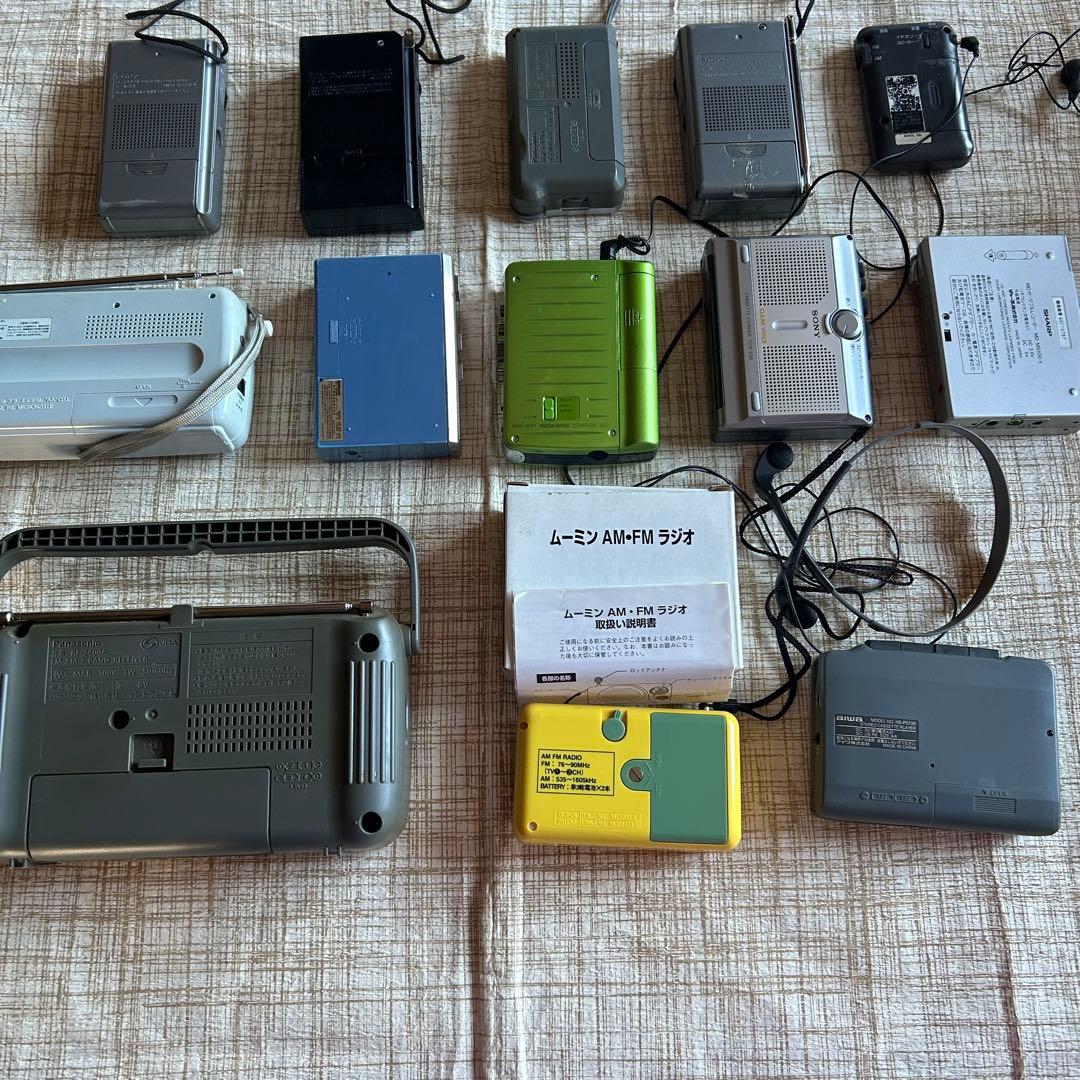 ラジオ ウォークマン ラジカセ パナソニック SONY