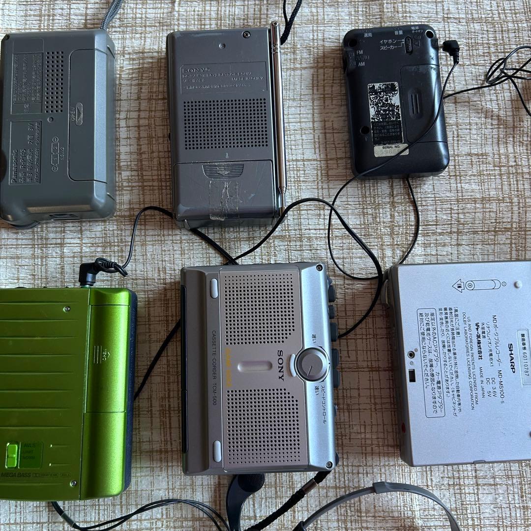 ラジオ ウォークマン ラジカセ パナソニック SONY