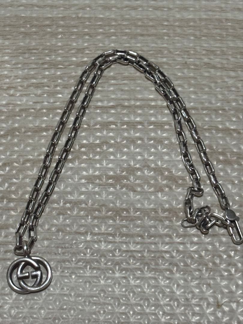 GUCCI ダブルGロゴネックレス