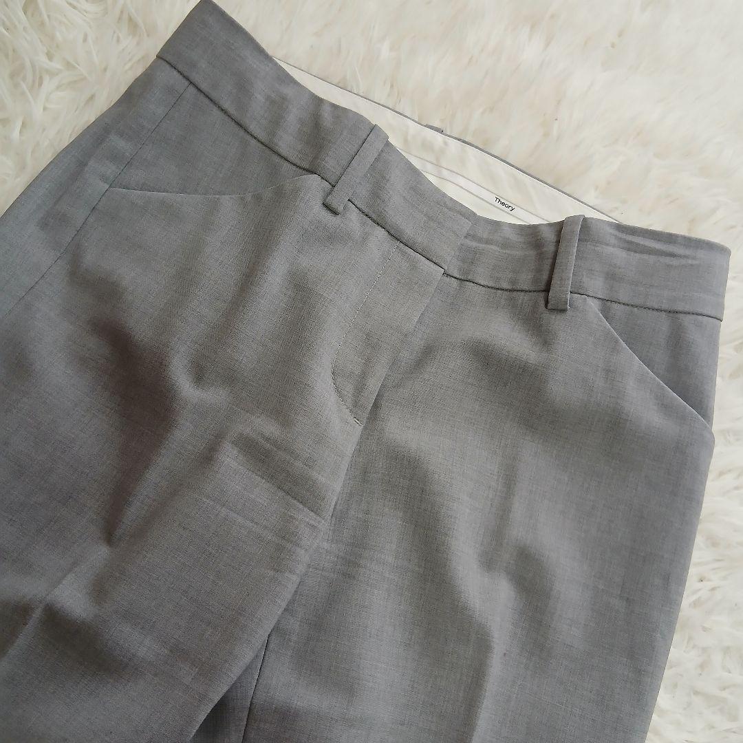 【Theory】GABE.N TAILORセットアップ　パンツスーツ　グレー