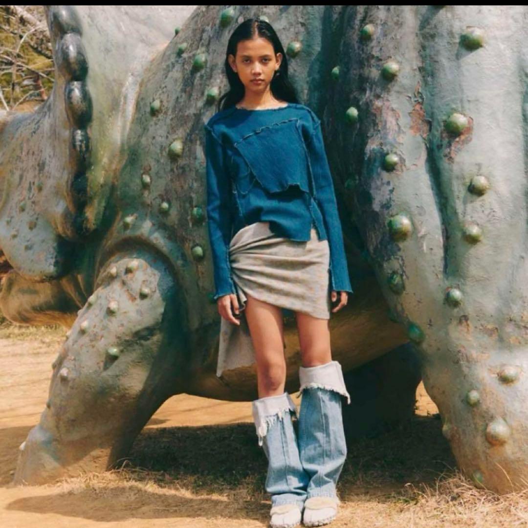 kotoha yokozawa レッグウォーマー　デニム　コトハヨコザワ