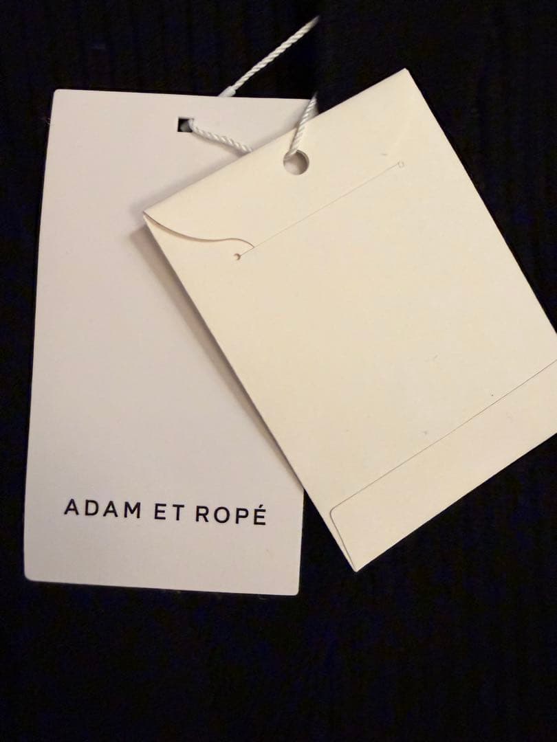 adam et rope【洗える】フォルムリブカーディガン