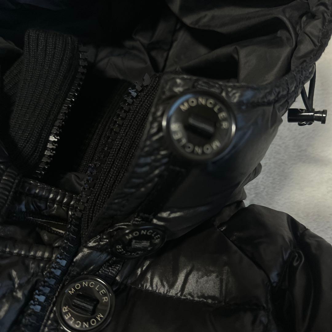 ✨希少✨モンクレール ダウンジャケット　ダブルジップ　黒 ボタン