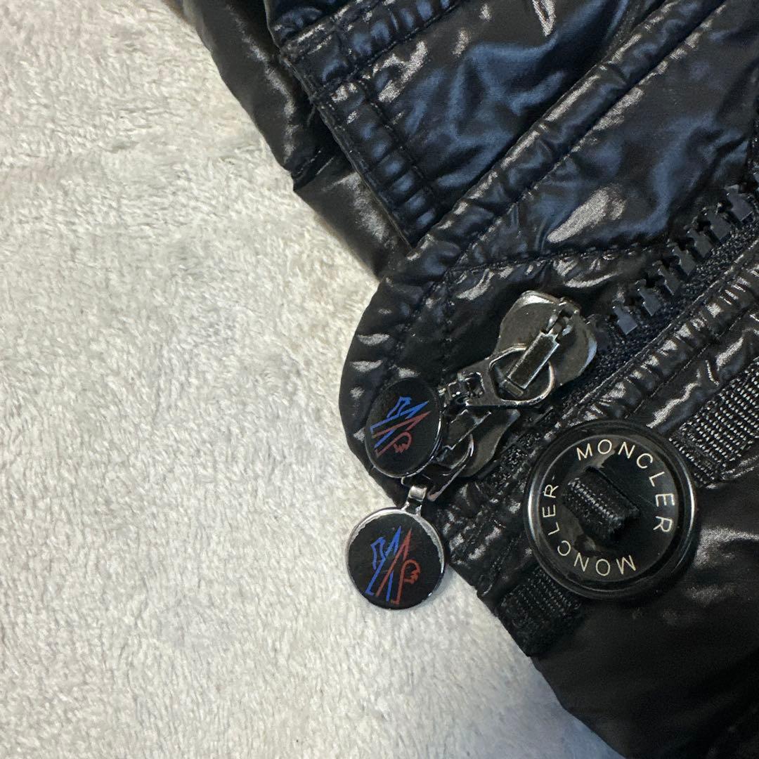✨希少✨モンクレール ダウンジャケット　ダブルジップ　黒 ボタン
