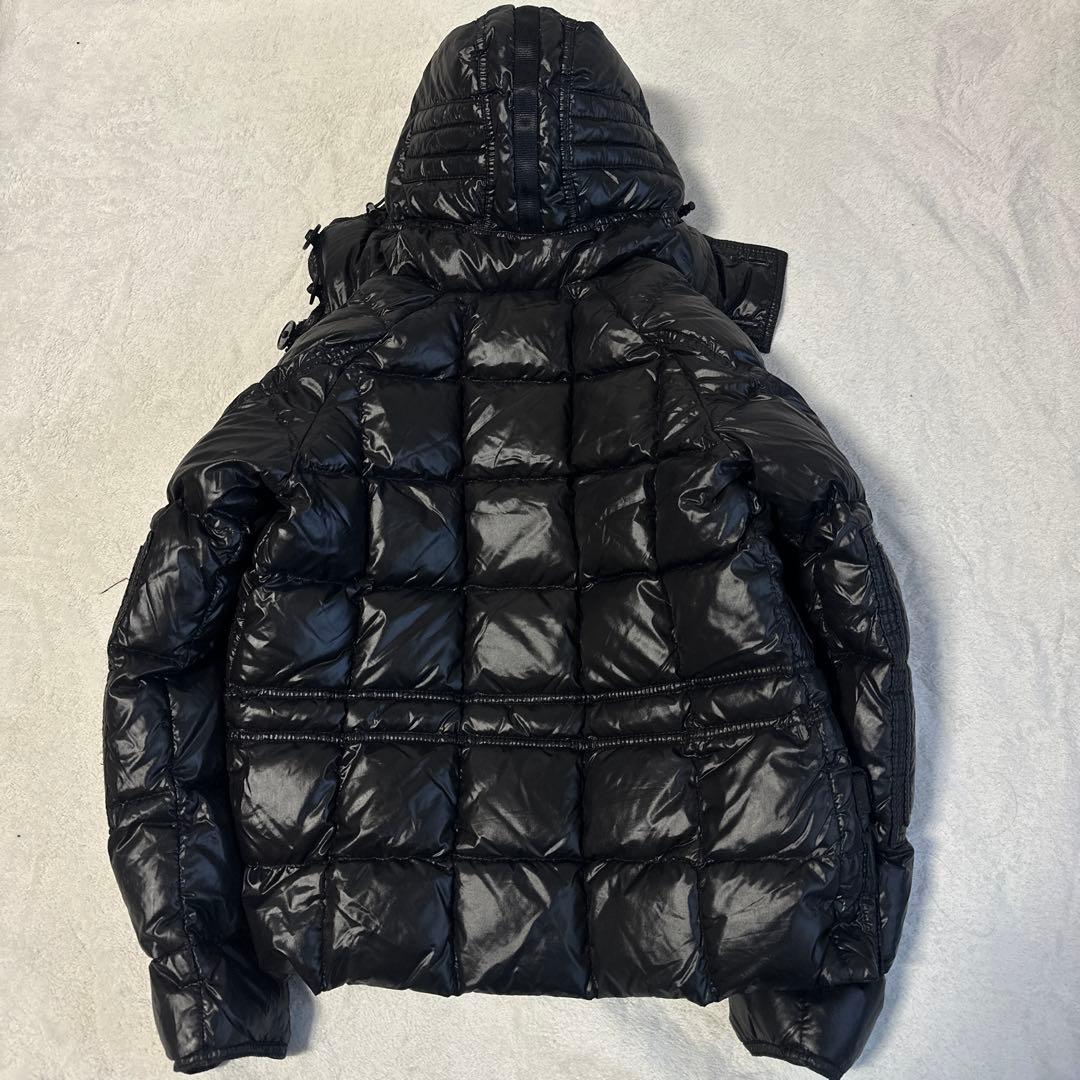 ✨希少✨モンクレール ダウンジャケット　ダブルジップ　黒 ボタン