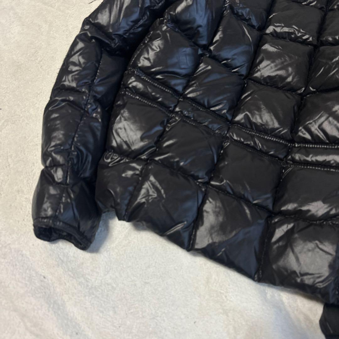 ✨希少✨モンクレール ダウンジャケット　ダブルジップ　黒 ボタン