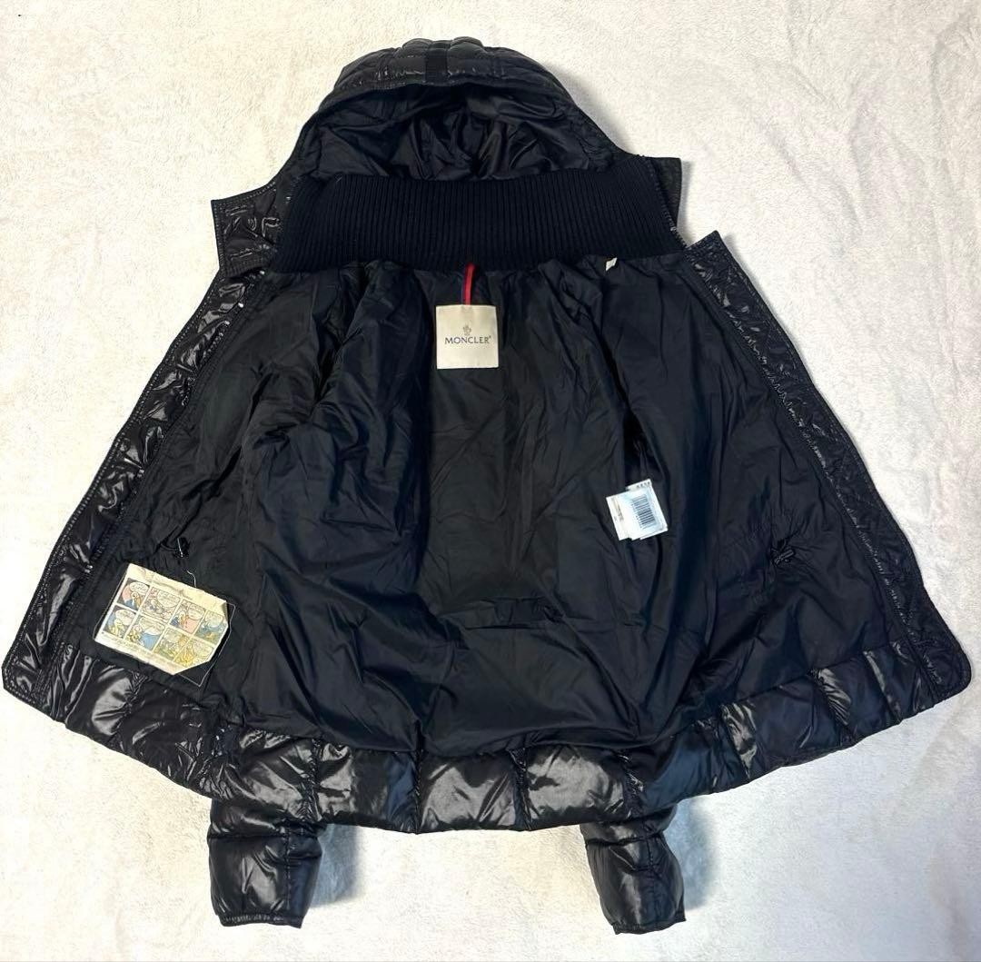 ✨希少✨モンクレール ダウンジャケット　ダブルジップ　黒 ボタン