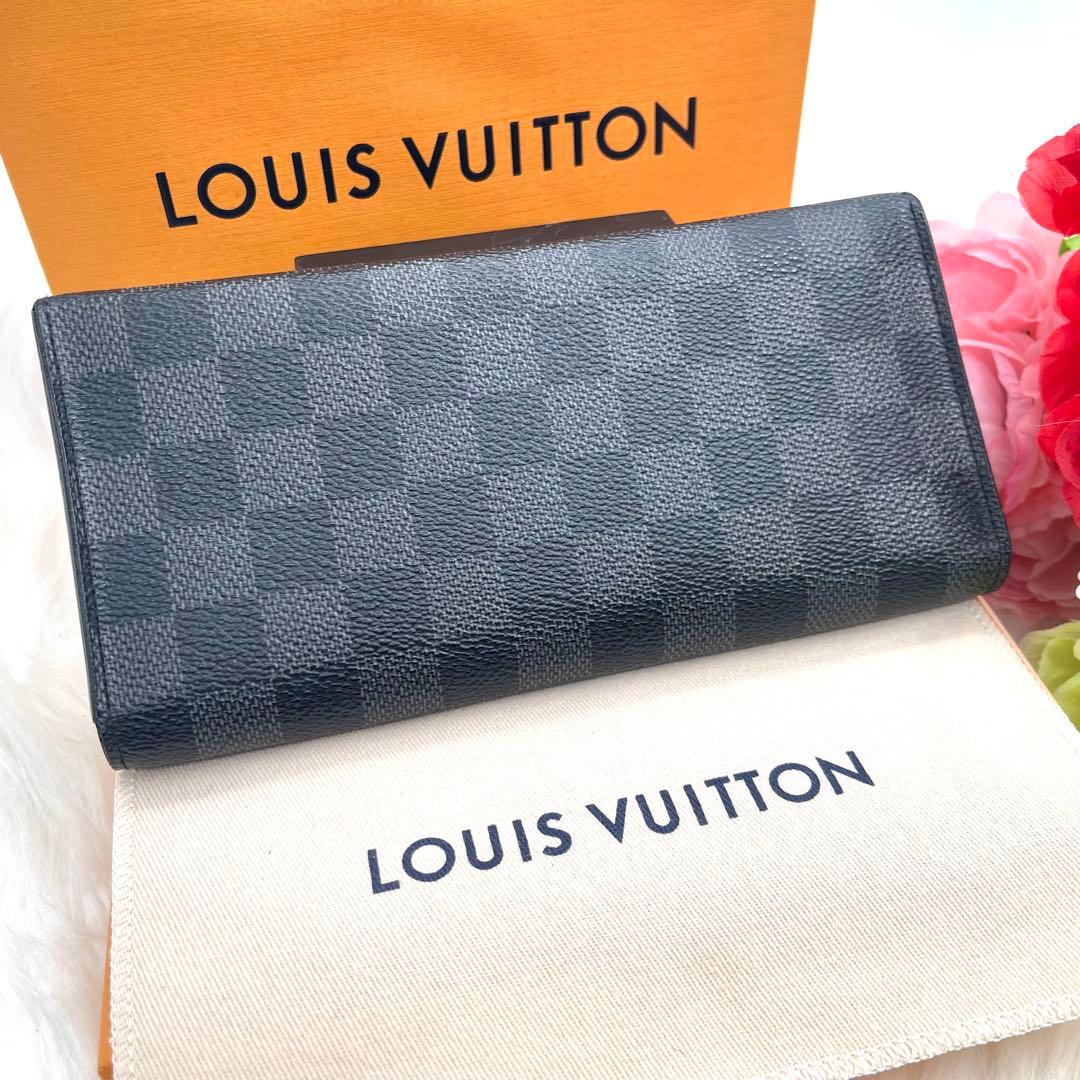 ルイヴィトン　ダミエ　グラフィット　ポルトフォイユ　ロン　モデュラブル　871