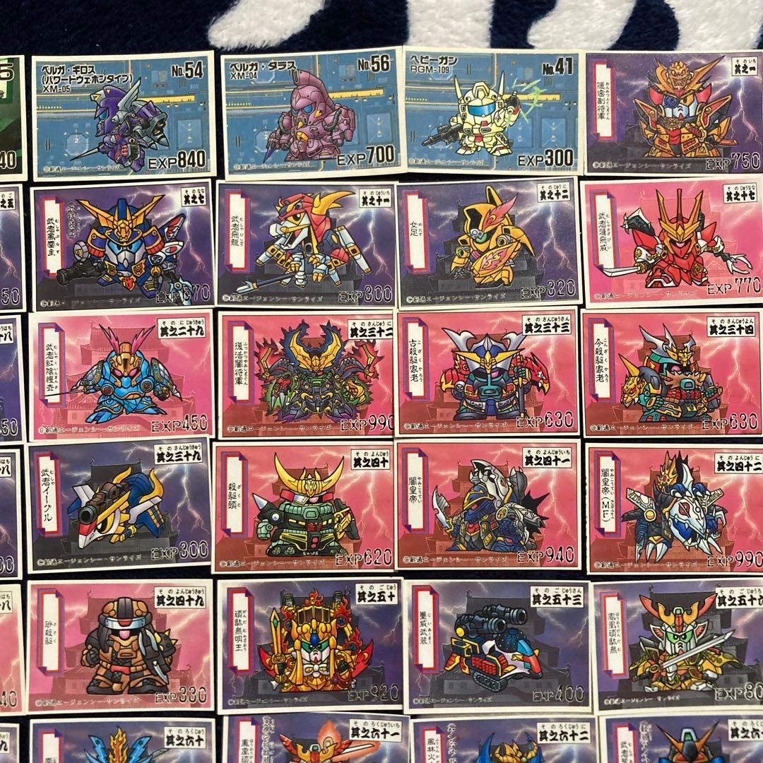 希少 SDガンダム 戦後伝 シール 74枚