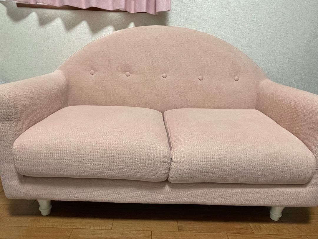 pekotaraページ　Francfranc コリーヌ ソファ ピンク