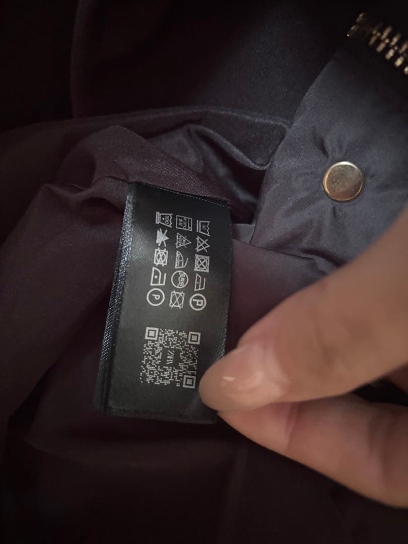 ZARA フード、ベルト付き　ダウンジャケット　ブラック　 M