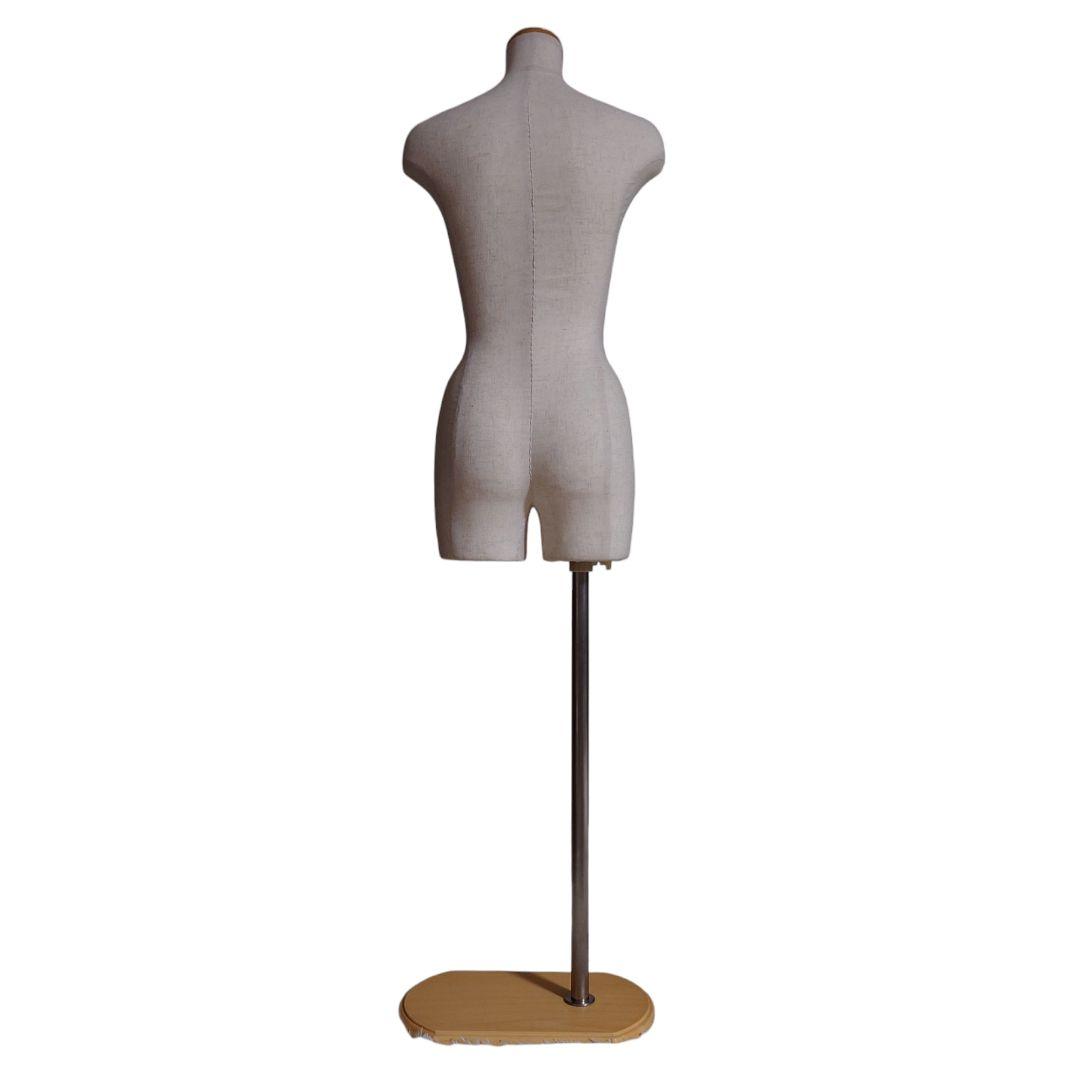 トルソー ボディー 7号 木調 パンツ対応 片足 ポール マネキン Sサイズ