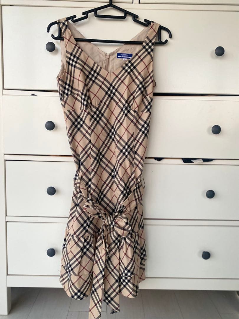 Burberry ブルーレーベル 定番ノバチェック 美品 ワンピー38