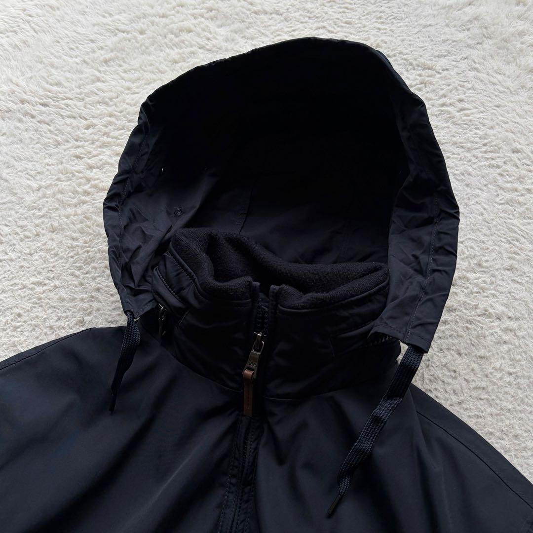 美品✨ポロラルフローレン 中綿ブルゾン ポニー刺繍 フード ネイビー M 現行品