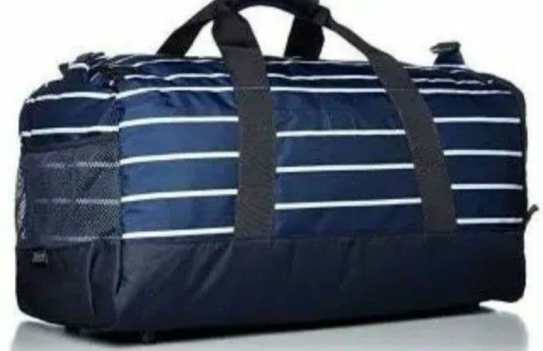 タイムセール！ コールマン ボストンバッグ５０Ｌ「ネイビーボーダー」レア