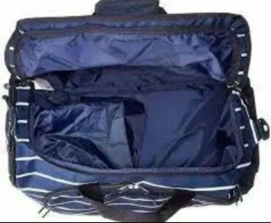 タイムセール！ コールマン ボストンバッグ５０Ｌ「ネイビーボーダー」レア