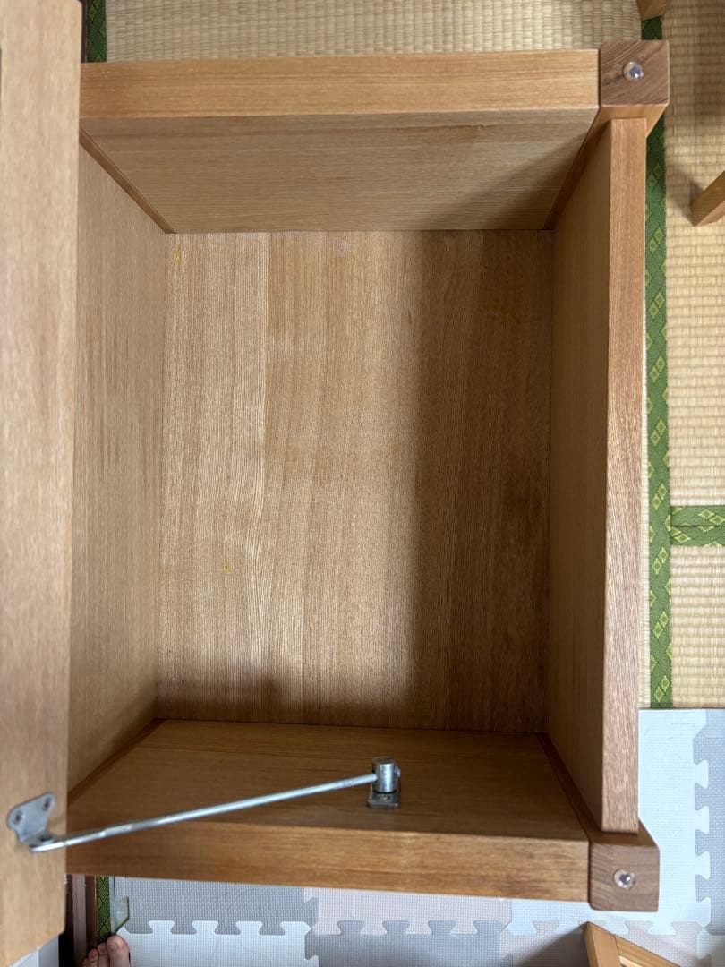 無印良品　ドレッサー　スツール　タモ材　木製　鏡台　デスク