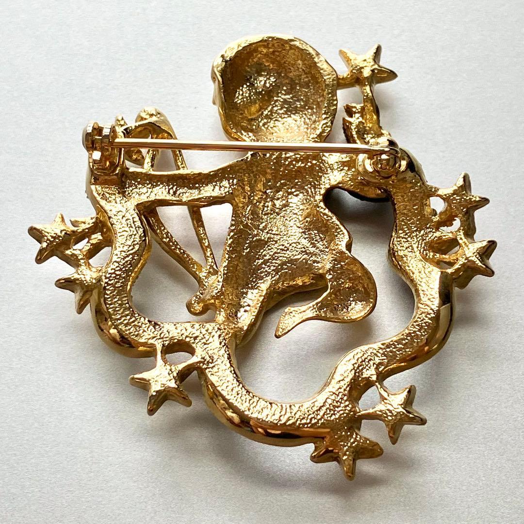 【美品】Kirks Folly カークスフォリー いて座 射手座 ブローチ