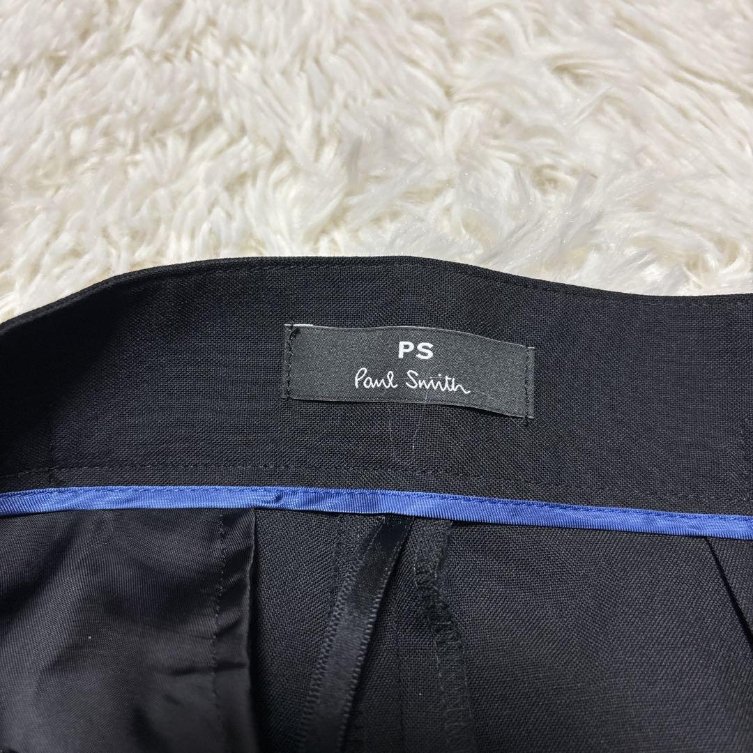 【未使用に近い】ピーエスポールスミス　セットアップ　ブラック　裏地ロゴ　L　40