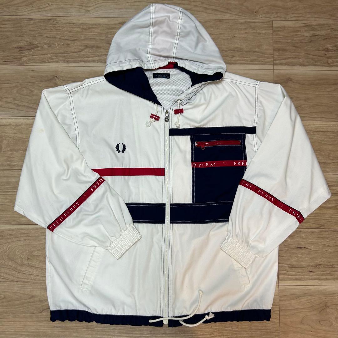 フレッドペリー 日本製 ナイロンジャケット Y2K M