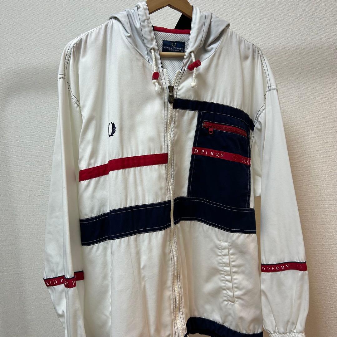 フレッドペリー 日本製 ナイロンジャケット Y2K M