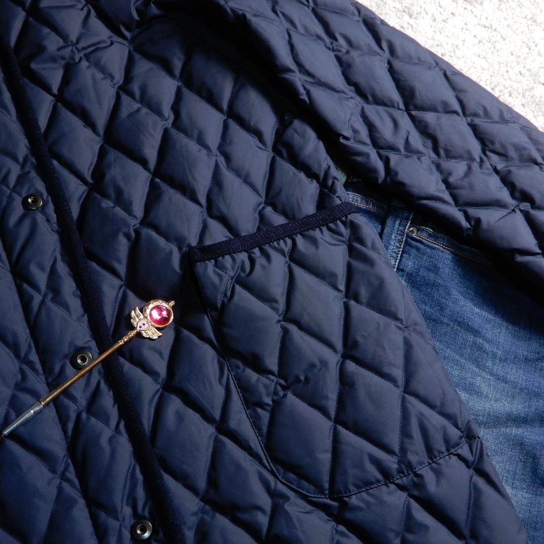 ナノユニバース 西川ダウン キルティングライナー ダッフルコート 36